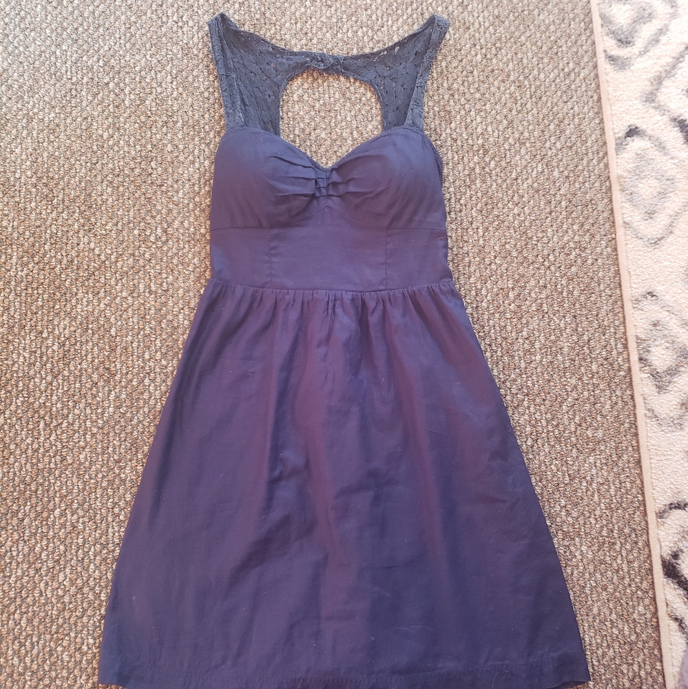 AEO, blue dress, XXS